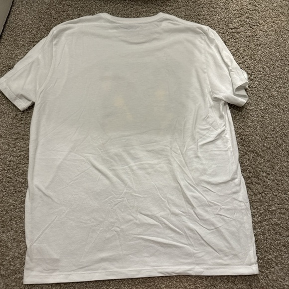 Old Navy White Tee with Abstract Women Graphic - Picture 3 of 3